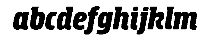 Rockeby Slab Black Italic FONT