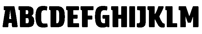 Rockeby Slab Black Font UPPERCASE