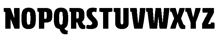 Rockeby Slab Black Font UPPERCASE