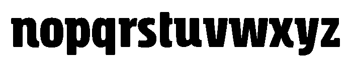 Rockeby Slab Black Font LOWERCASE