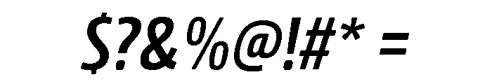 Rockeby Slab Bold Italic Font OTHER CHARS