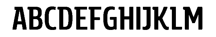 Rockeby Slab Bold Font UPPERCASE