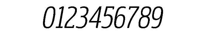 Rockeby Slab Regular Italic Font OTHER CHARS