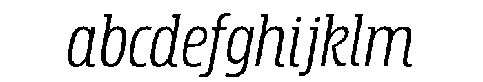 Rockeby Slab Regular Italic FONT