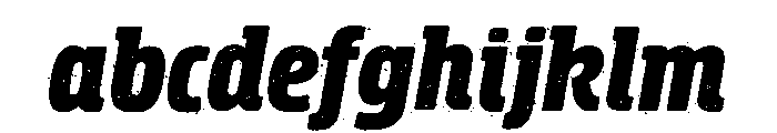 Rockeby Slab Rough Black Italic FONT