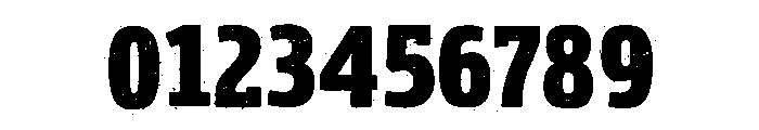 Rockeby Slab Rough Black Font OTHER CHARS