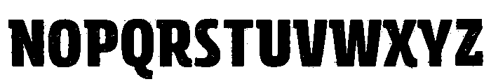 Rockeby Slab Rough Black Font UPPERCASE
