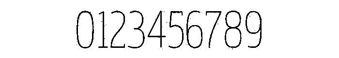 Rockeby Slab Rough Light Font OTHER CHARS
