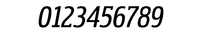 Rockeby Slab Semi Bold Italic Font OTHER CHARS