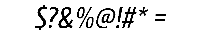 Rockeby Slab Semi Bold Italic Font OTHER CHARS