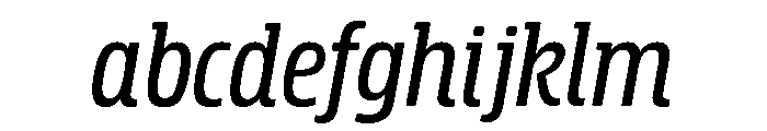 Rockeby Slab Semi Bold Italic FONT