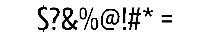 Rockeby Slab Semi Bold Font OTHER CHARS