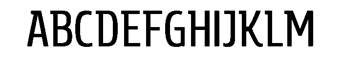Rockeby Slab Semi Bold Font UPPERCASE