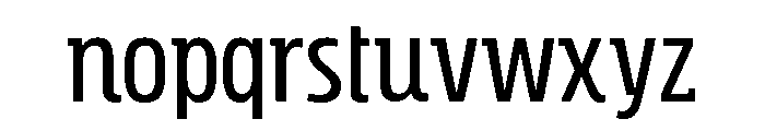 Rockeby Slab Semi Bold Font LOWERCASE