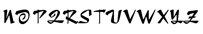 Rocket Regular Font UPPERCASE
