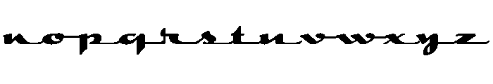 Rocket Regular Font LOWERCASE