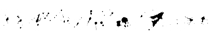 Rockinstead Blots Font UPPERCASE
