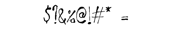 Rockinstead Regular Font OTHER CHARS
