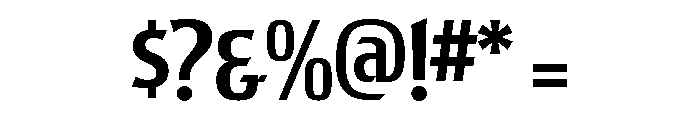 Rocklidge Bold Font OTHER CHARS