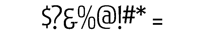 Rocklidge Light Font OTHER CHARS