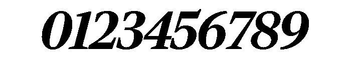 Rocky Black Italic Font OTHER CHARS