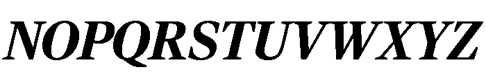 Rocky Black Italic Font UPPERCASE
