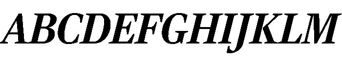 Rocky Bold Italic Font UPPERCASE