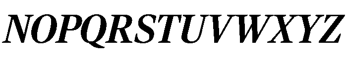 Rocky Bold Italic Font UPPERCASE