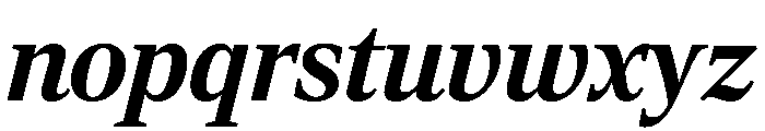 Rocky Bold Italic Font LOWERCASE