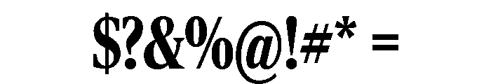 Rocky Compressed Black Font OTHER CHARS