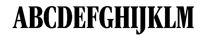 Rocky Compressed Black Font UPPERCASE