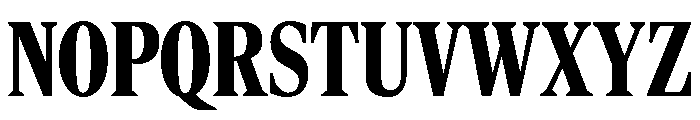 Rocky Compressed Black Font UPPERCASE
