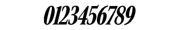 Rocky Compressed Bold Italic Font OTHER CHARS