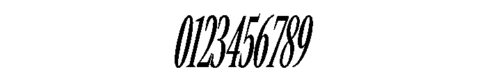 Rocky Compressed Light Italic Font OTHER CHARS