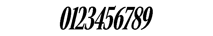 Rocky Compressed Medium Italic Font OTHER CHARS