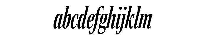Rocky Compressed Regular Italic FONT