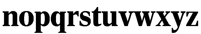 Rocky Condensed Black Font LOWERCASE