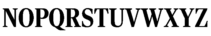 Rocky Condensed Bold Font UPPERCASE