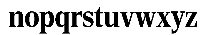 Rocky Condensed Bold Font LOWERCASE