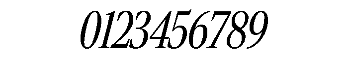 Rocky Condensed Light Italic Font OTHER CHARS