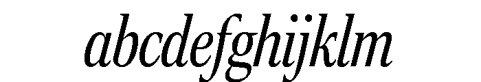 Rocky Condensed Light Italic FONT