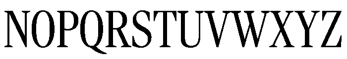 Rocky Condensed Light Font UPPERCASE