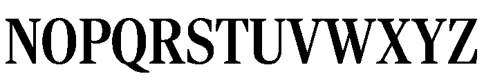 Rocky Condensed Medium Font UPPERCASE