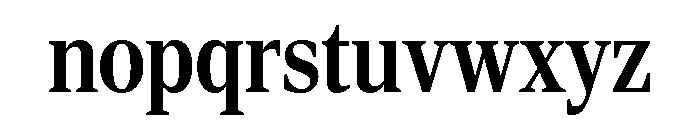 Rocky Condensed Medium Font LOWERCASE