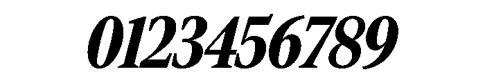 Rocky Extra Condensed Black Italic Font OTHER CHARS