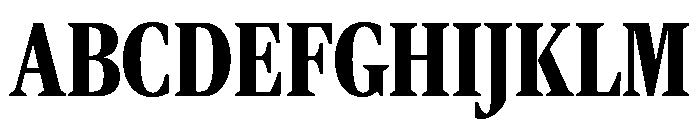 Rocky Extra Condensed Black Font UPPERCASE