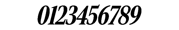 Rocky Extra Condensed Bold Italic Font OTHER CHARS
