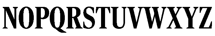 Rocky Extra Condensed Bold Font UPPERCASE