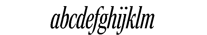 Rocky Extra Condensed Light Italic FONT
