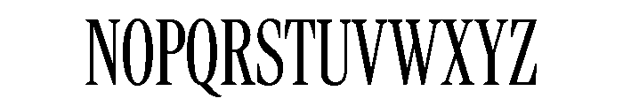 Rocky Extra Condensed Light Font UPPERCASE